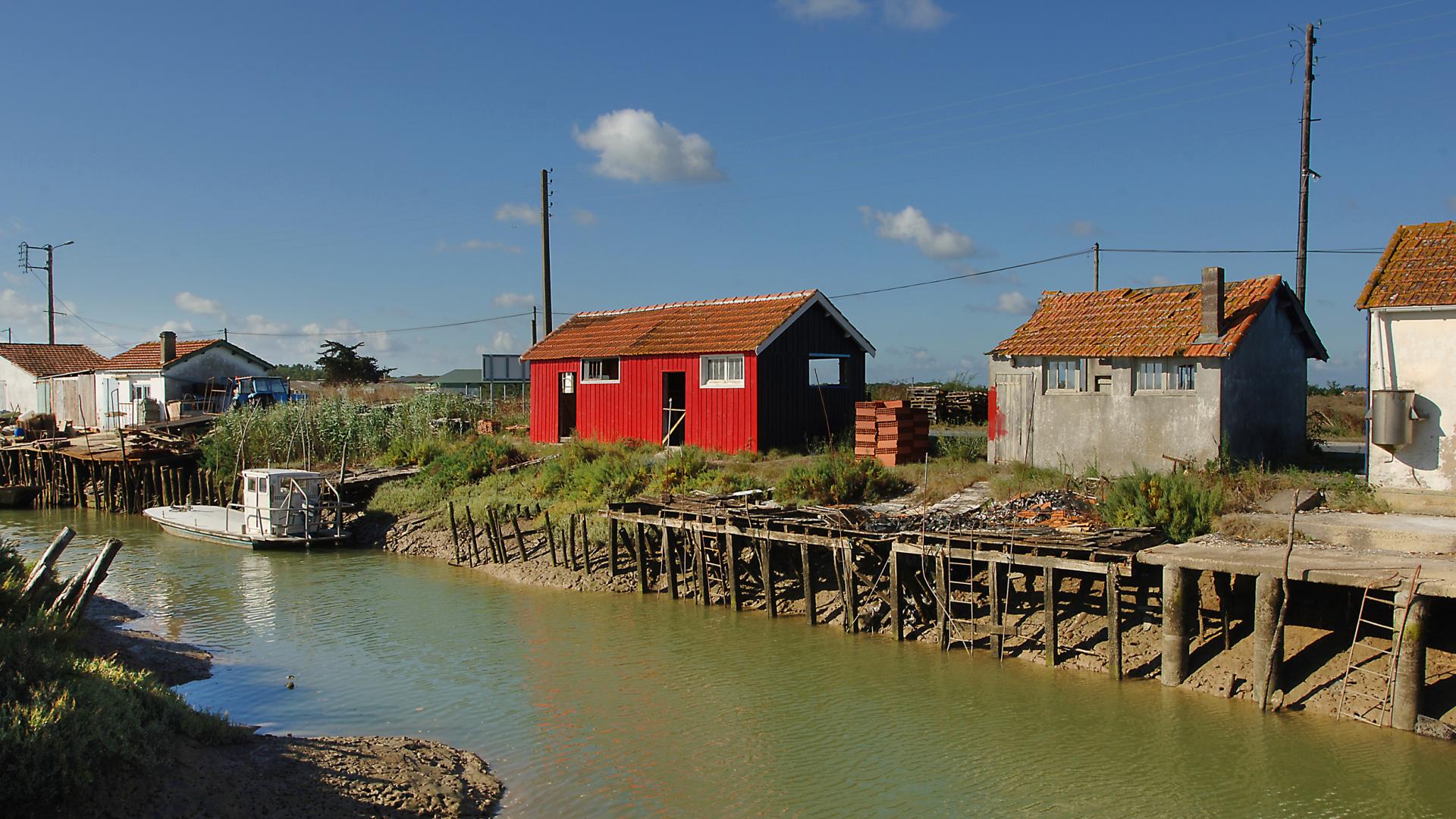 Les cabanes ostréïcoles sur l'île d'Oléron