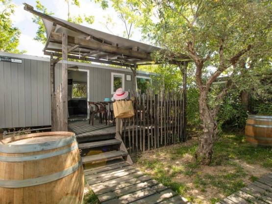 Mobile Home Chardonnay - covered terrace - Air Conditionning