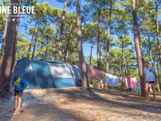 Tent pitch without electricity