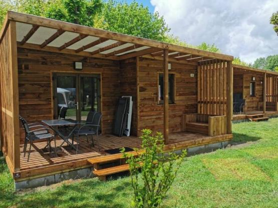 Chalet PREMIUM 39m² (2 Zimmer) + Terrasse + Senseo + TV