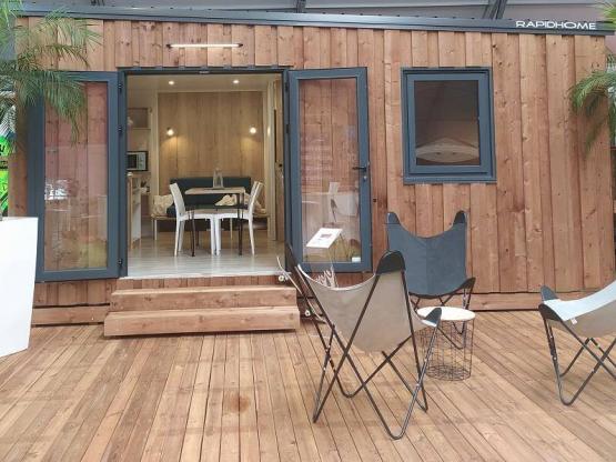 Surfer's hut 22m² (2 bedrooms) without toilet block + terrace