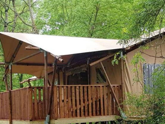 Zeltbungalow Safari 2 Schlafzimmer + TV