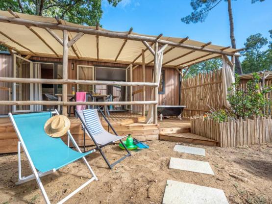 Mobilheim Garden 3sz | PREMIUM-33m²-KLIMA-TV-GS-Plancha-Badewan-Gratis wlan-überdacht Terrasse