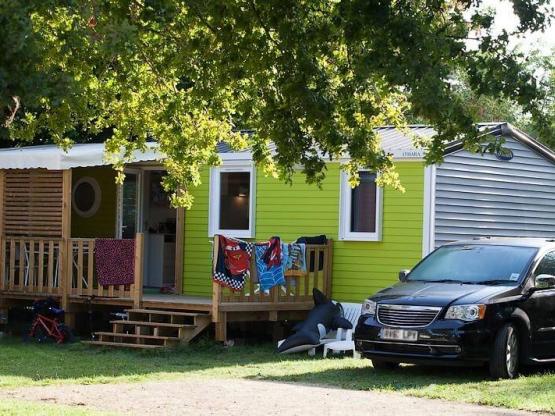 Mobile home Le Platane Sunday (3 bedrooms) + large terrace + TV