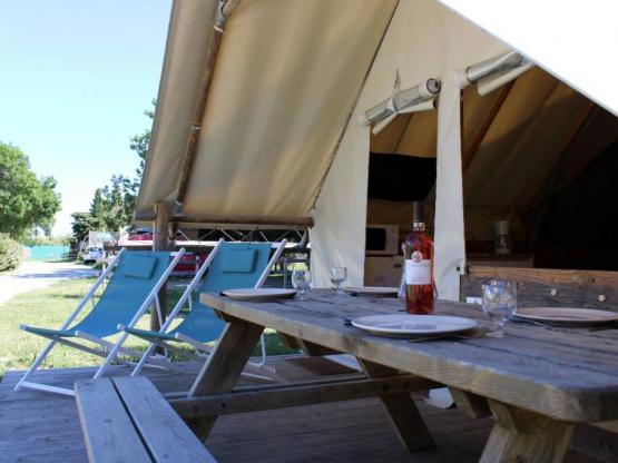 Tent Ecolodge Standard 20m² (2 bedrooms) - without toilet blocks