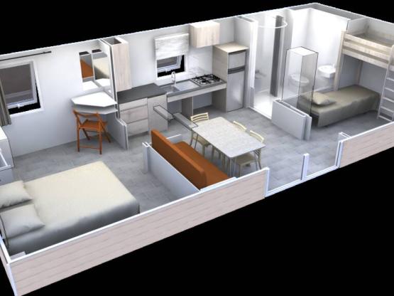 Mobile home  GRAND ESPACE  (adapted to the people with reduced mobility)
