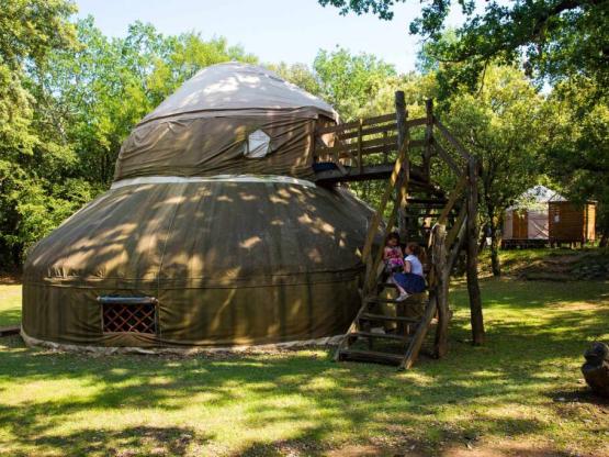 Hiker stopover yurt - collective sanitary facilities