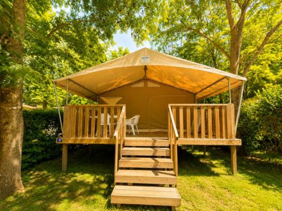 Lodge Canada Standard 20m² (without toilet blocks) 2 bedrooms + Kitchenette - sheltered terrace