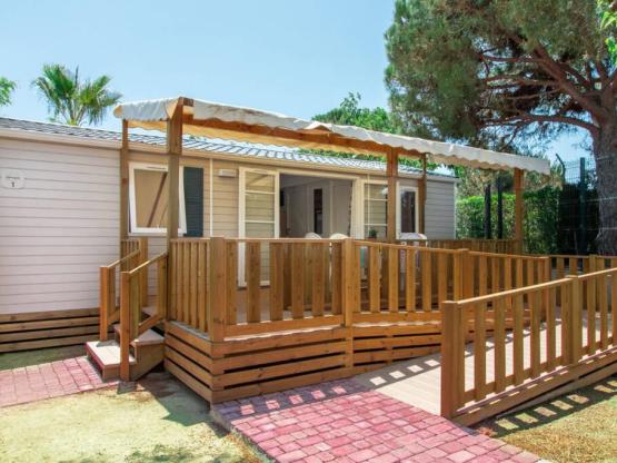 Mobile-home Confort 35m² - 2 bedrooms + terrace - adapted to the people with reduced mobility