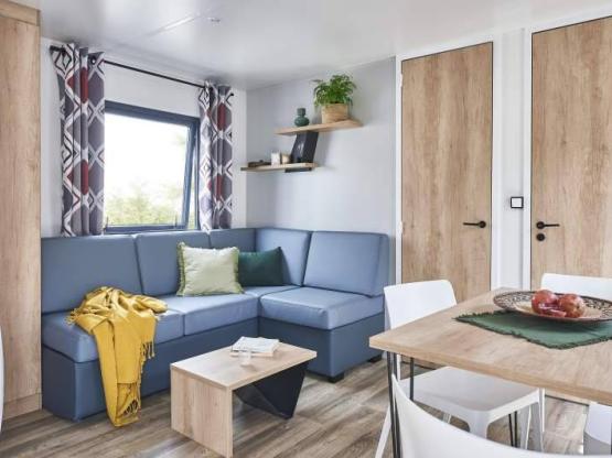 Mobile home Family Premium 8 Persons (2023) large semi covered terrace + TV + dishwasher