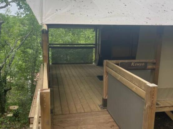 Kenya tent with bathroom