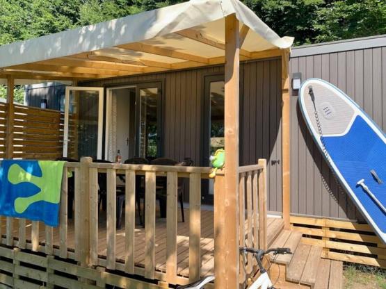 Cottage FAMILY "LAKE VIEW" (covered terrace + Clim TV option) new in 2022