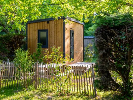 Pitch with private sanitary facilities