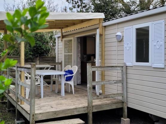 Mobilhome Happy 26m² CONFORT+ - 2 bedrooms + covered terrace + TV