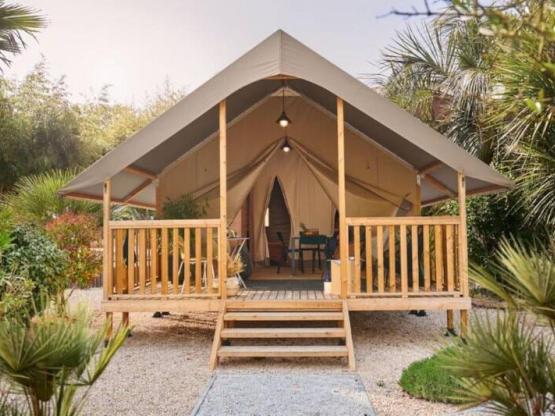 Tent Wood Lodge [New!] - 23m² - 2 bedrooms - sheltered terrace -