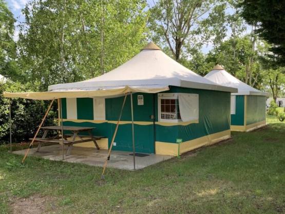 Canvas bungalow VINTAGE 2 Bedrooms without sanitary facilities