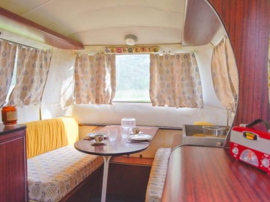 Small vintage caravan