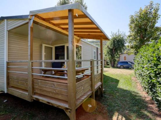 Mobilheim Privilège 3 Zimmer, überdachte Terrasse, Spüllmachine