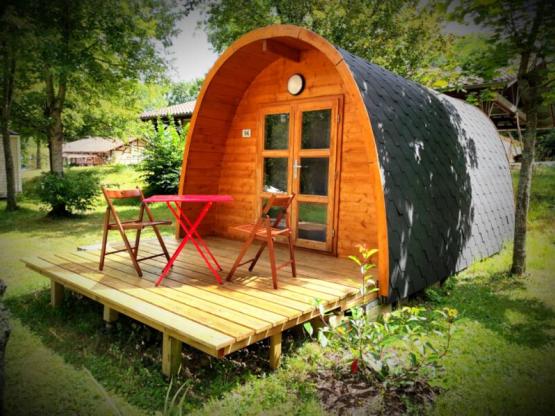 POD / Cabane en bois avec sanitaires