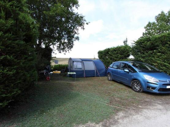Pitch: car + tent or caravan