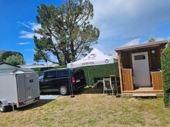 Pitches - with individual bathroom and kitchenette