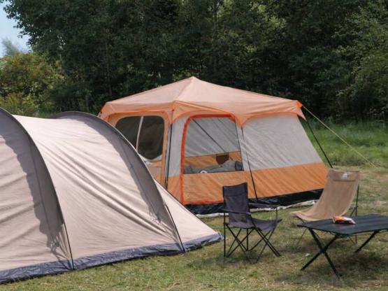 Family tent pitch -