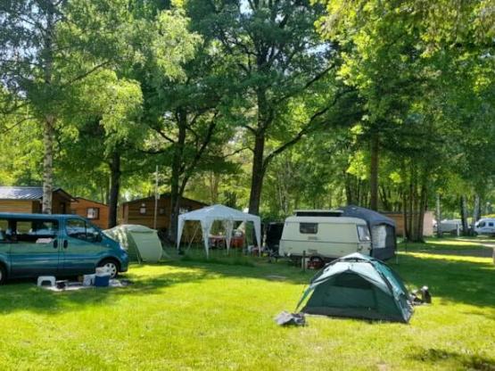 Pitch: Vehicle + Tent or Vehicle + Caravan - with electricity -