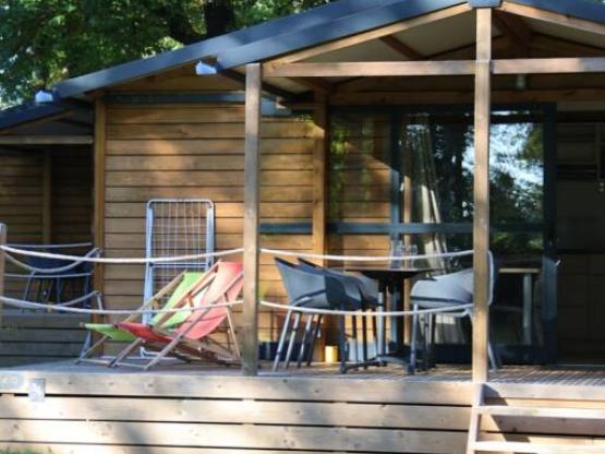 Eco Lodge mit Heizung - 25m² - 2 Zimmer - Terrasse 12m² -