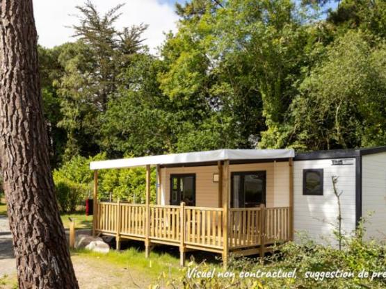 Premium Mobile Home 32m² - 3 bedrooms + TV + Terrace + Dishwasher