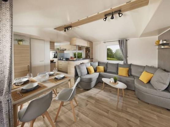 Mobile home VIP (Private SPA + Covered terrace + Dishwasher + Air conditioning) - 4 pers