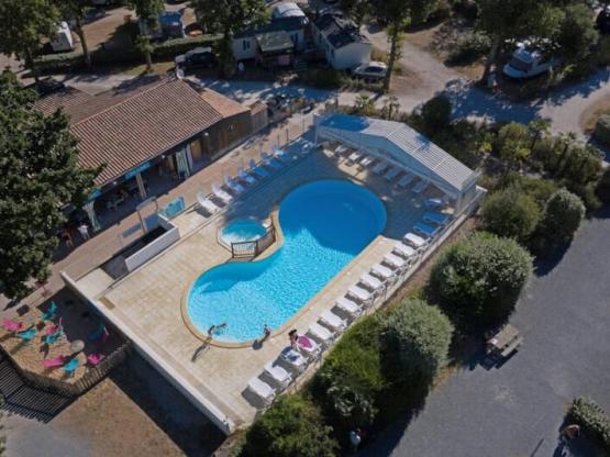 Mobile home  Confort+ 28m² (2 bedrooms) Half-covered terrace