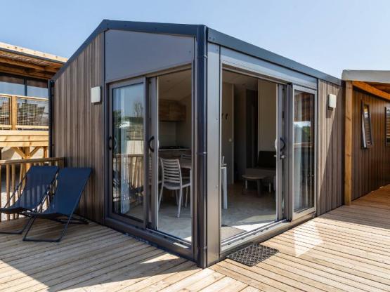 Mobile-Home PREMIUM Large Hillside 6 persons (33 m² Terrace)