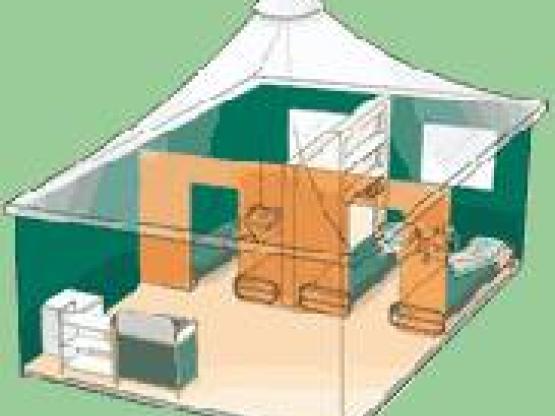 Canvas bungalow