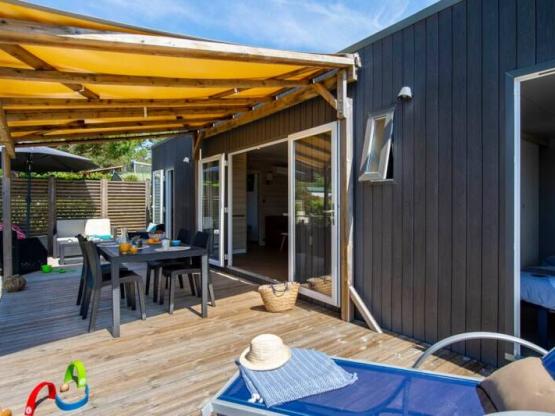 Stacaravan PREMIUM - 2 slaapkamers - 2 badkamers - hoofdsuite