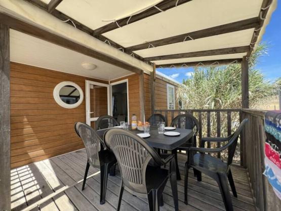 Mobile-home Standard 32m² (3 bedrooms) + terrace + air-conditioning