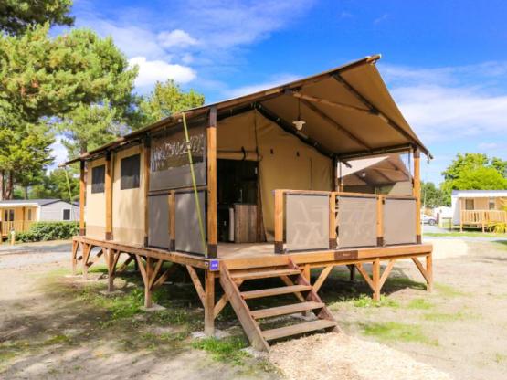 Tent Lodge Confort 34m² (2 bedrooms) - with private facilities