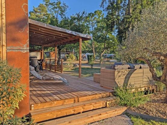 MOBILHOME ELEGANCE 3 Rooms - 40 m² - Semi covered terrace 35 m²