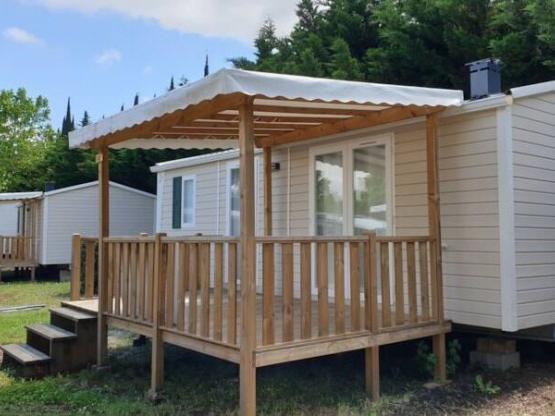 Mobile-home 28m² - 2 bedrooms (bed 160cm) - without TV -