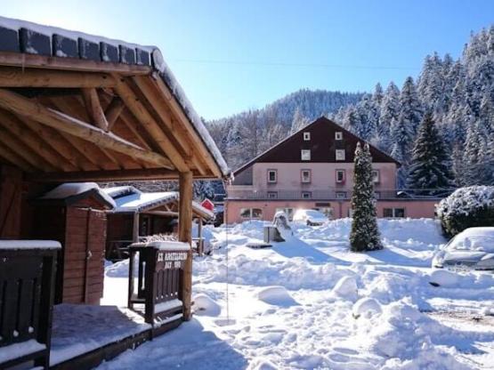 3.CHALET BOIS MONTAGNE 35M² avec terrasse couverte *