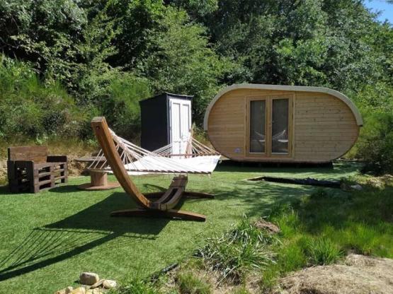Unusual wooden HOBBIT hut