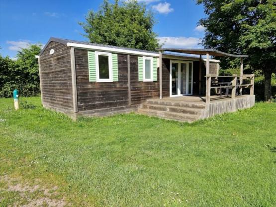 Mobil-Home Familial Confort 40m² Vue Lac - 4 chambres + terrasse couverte + TV