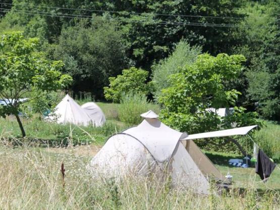 Pitches for tents