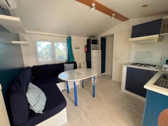 Mobil-home Famille Grand Confort Eco - 18m² - 2 chambres - Terrasse bâchée - Climatisé