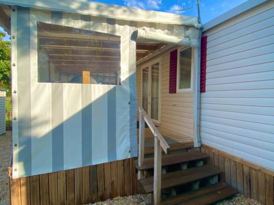 Mobile-home Privilège Grand Confort - 2 bedrooms - Terrace covered by tarpaulin - air-conditioning