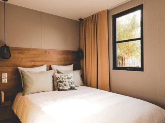 Mobile-home 28m² - 2 bedrooms (bed 160cm) - with TV -