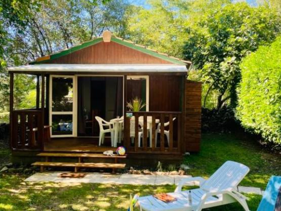 Mobilhome Hibiscus Standard 20m² - 2 Schlafzimmer + überdachte Terrasse 10m²