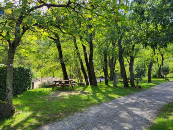 Stellplatz mit Flussblick und Spielplatz (Nr. 68 bis 72)