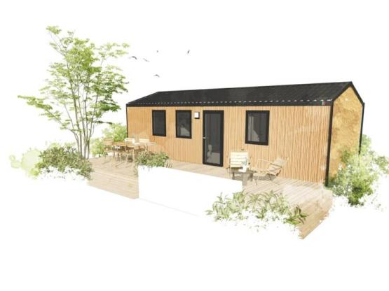 PREMIUM MOBILE HOME FOR 4/6 PEOPLE | 33 M² | 2 BATHROOMS | COVERED WOODEN TERRACE