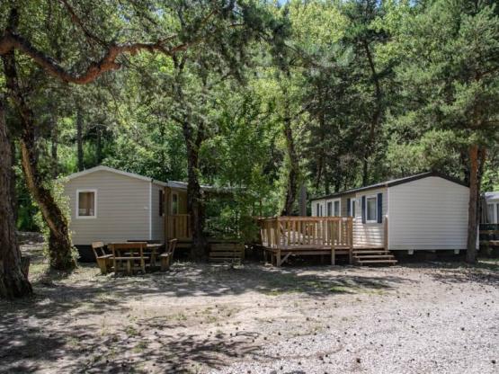 Mobile Home Tribu Comfort - 5 bedrooms - with connected terraces + TV -