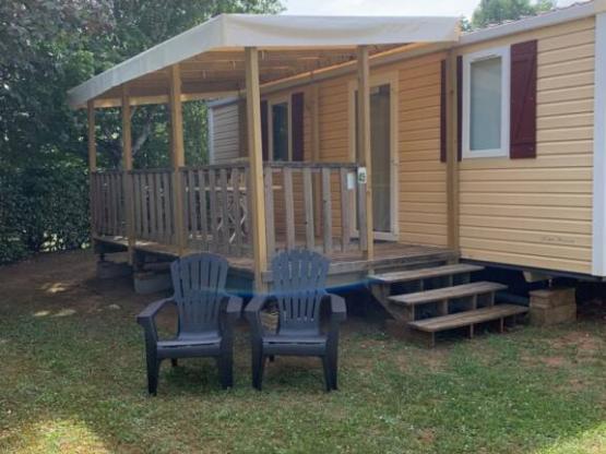 Mobil-home Grand Confort 2 chambres - terrasse couverte -1 lit de 160
